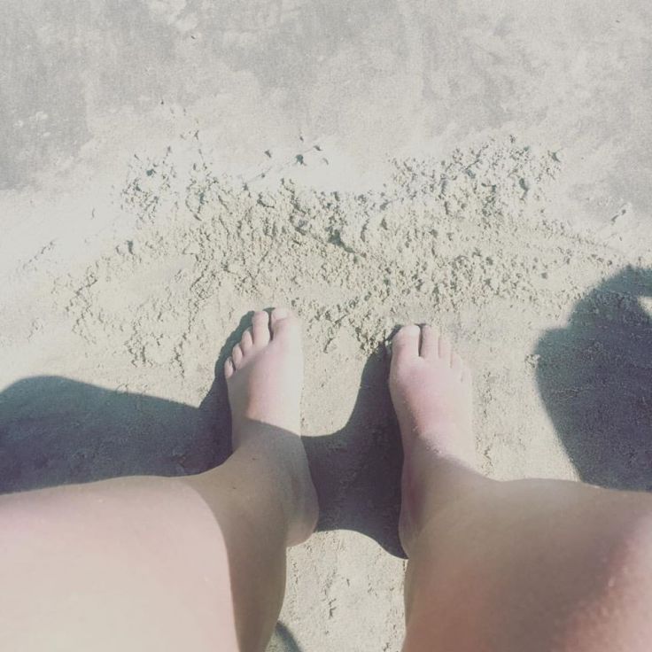 Sullivan's Island Beach Trip Feet Selfie